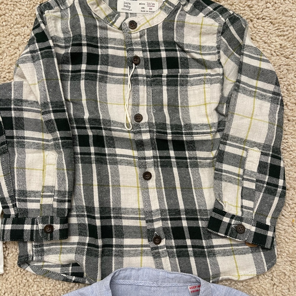 NWT 4 x Zara Kids 18-24 Months Boys Shirts - Picture 4 of 11